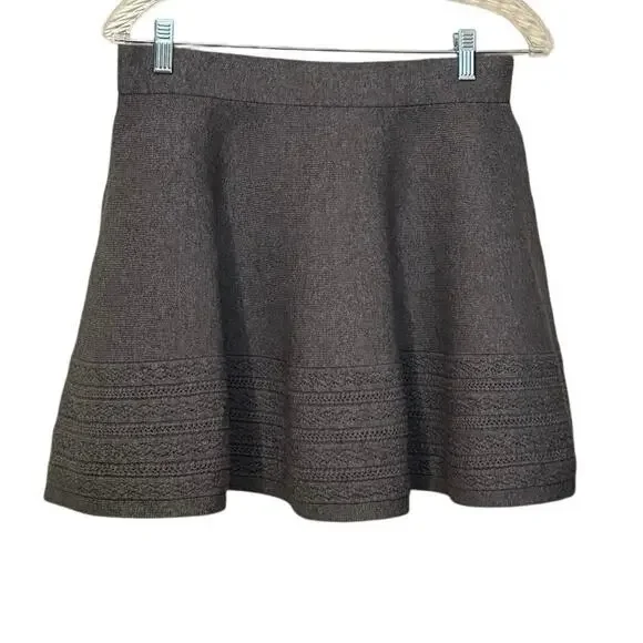 Tuckernuck Hill House Gray Constantine Knit Mini Skirt Size Medium - Picture 5 of 8